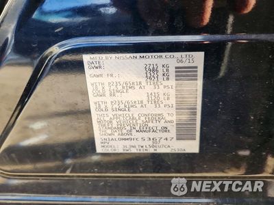 Zdjęcie 12 z 12 samochodu: 2015 INFINITI QX60 BASE VIN:5N1AL0MM9FC536747 - miniatura
