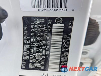 Zdjęcie 12 z 12 samochodu: 2016 TOYOTA CAMRY SE VIN:4T1BF1FK0GU161257 - miniatura