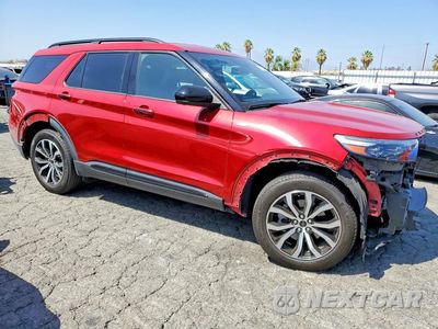 Czwarte zdjęcie samochodu z boku: 2022 FORD EXPLORER ST-LINE VIN:1FMSK7KH4NGA02391 - miniatura
