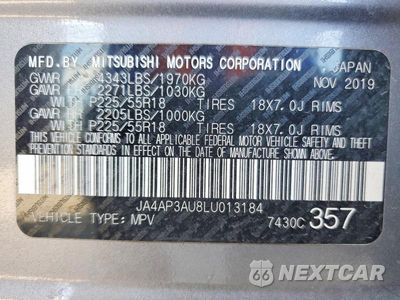 Zdjęcie 13 z 13 samochodu: 2020 MITSUBISHI OUTLANDER SPORT ES VIN:JA4AP3AU8LU013184 - miniatura