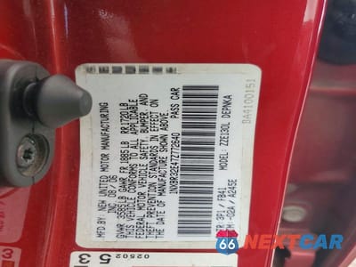 Zdjęcie 12 z 12 samochodu: 2007 TOYOTA COROLLA LE VIN:1NXBR32E47Z772640 - miniatura