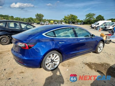 Trzecie zdjęcie samochodu z tyłu: 2020 TESLA MODEL 3 VIN:5YJ3E1EA0LF615871 - miniatura