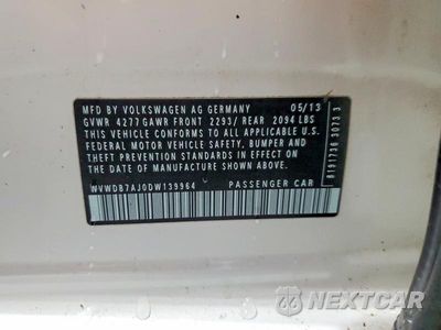 Zdjęcie 12 z 12 samochodu: 2013 VOLKSWAGEN GOLF VIN:WVWDB7AJ0DW139964 - miniatura