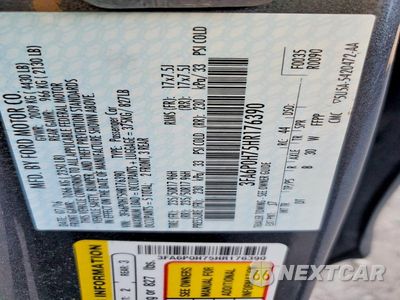 Zdjęcie 12 z 12 samochodu: 2017 FORD FUSION SE VIN:3FA6P0H75HR176390 - miniatura