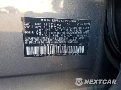 Zdjęcie 12 z 12 samochodu: 2024 SUBARU ASCENT LIMITED VIN:4S4WMAUD1R3431312 - miniatura