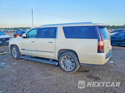Drugie zdjęcie samochodu z przodu: 2015 CADILLAC ESCALADE ESV PLATINUM VIN:1GYS4UKJXFR737991 - miniatura