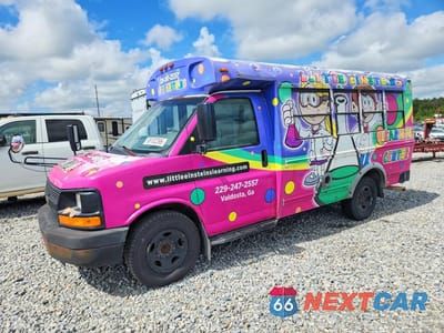 2008 CHEVROLET EXPRESS G3500 1GBHG31C281209369 - główne zdjęcie licytacji z USA - miniatura