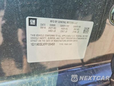 Zdjęcie 12 z 12 samochodu: 2015 CHEVROLET MALIBU LS VIN:1G11A5SLXFF139458 - miniatura