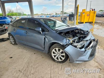 Czwarte zdjęcie samochodu z boku: 2021 TOYOTA COROLLA LE VIN:JTDEPMAE7MJ170374 - miniatura