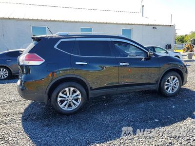 Trzecie zdjęcie samochodu z tyłu: 2016 NISSAN ROGUE SV VIN:KNMAT2MV8GP686321 - miniatura