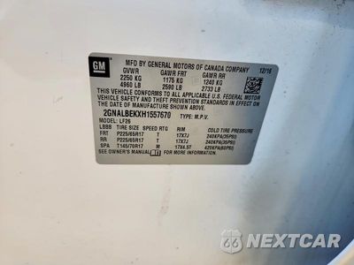 Zdjęcie 13 z 13 samochodu: 2017 CHEVROLET EQUINOX LS VIN:2GNALBEKXH1557670 - miniatura