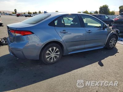 Trzecie zdjęcie samochodu z tyłu: 2021 TOYOTA COROLLA LE VIN:JTDEAMDE7MJ011139 - miniatura