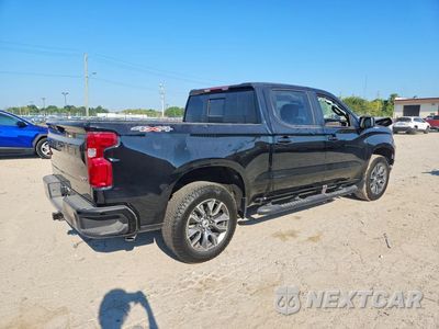 Trzecie zdjęcie samochodu z tyłu: 2023 CHEVROLET SILVERADO K1500 RST VIN:1GCUDEED6PZ308083 - miniatura