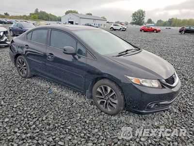 Czwarte zdjęcie samochodu z boku: 2013 HONDA CIVIC EXL VIN:19XFB2F94DE020786 - miniatura