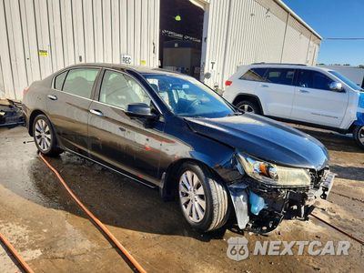 Czwarte zdjęcie samochodu z boku: 2014 HONDA ACCORD EXL VIN:1HGCR2F83EA303126 - miniatura