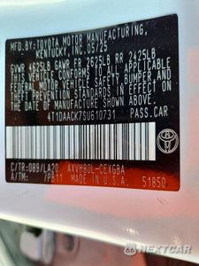 Zdjęcie 13 z 13 samochodu: 2025 TOYOTA CAMRY XLE VIN:4T1DAACK7SU610731 - miniatura