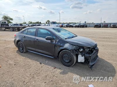 Czwarte zdjęcie samochodu z boku: 2022 TOYOTA COROLLA LE VIN:5YFEPMAE8NP352145 - miniatura