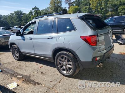 Drugie zdjęcie samochodu z przodu: 2022 HONDA PASSPORT EXL VIN:5FNYF8H54NB004982 - miniatura