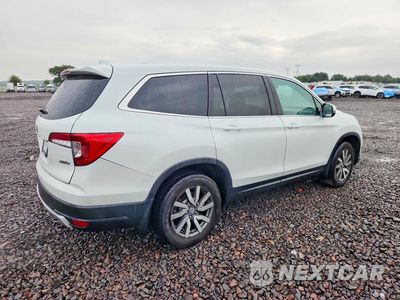 Trzecie zdjęcie samochodu z tyłu: 2021 HONDA PILOT EXL VIN:5FNYF6H55MB075711 - miniatura