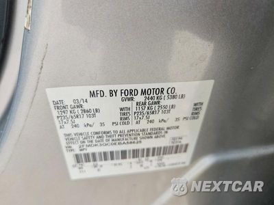 Zdjęcie 13 z 13 samochodu: 2014 FORD EDGE SE VIN:2FMDK3GC0EBA58625 - miniatura