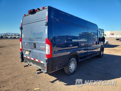 Trzecie zdjęcie samochodu z tyłu: 2021 RAM PROMASTER 3500 DELIVERY VAN VIN:3C6MRVJG7ME535296 - miniatura