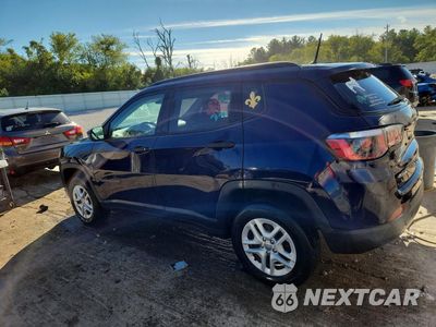 Drugie zdjęcie samochodu z przodu: 2018 JEEP COMPASS SPORT VIN:3C4NJDAB6JT126717 - miniatura
