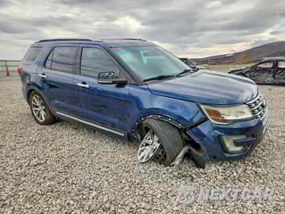 Czwarte zdjęcie samochodu z boku: 2017 FORD EXPLORER LIMITED VIN:1FM5K7FH0HGA41202 - miniatura