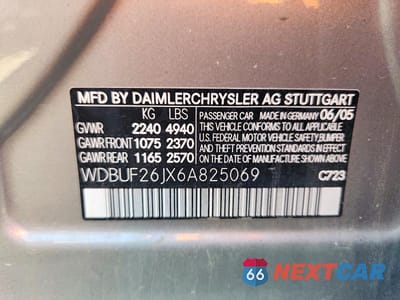 Zdjęcie 12 z 12 samochodu: 2006 MERCEDES-BENZ E-CLASS 320 VIN:WDBUF26JX6A825069 - miniatura