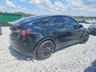 Trzecie zdjęcie samochodu z tyłu: 2021 TESLA MODEL Y VIN:5YJYGDEF4MF133547 - miniatura