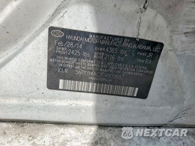 Zdjęcie 12 z 12 samochodu: 2014 HYUNDAI SONATA GLS VIN:5NPEB4AC3EH905682 - miniatura