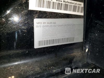 Zdjęcie 12 z 12 samochodu: 2012 AUDI A4 PREMIUM PLUS VIN:WAUFFAFL2CA120362 - miniatura