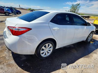 Trzecie zdjęcie samochodu z tyłu: 2015 TOYOTA COROLLA LE VIN:5YFBURHE6FP203734 - miniatura