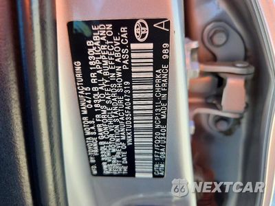 Zdjęcie 13 z 13 samochodu: 2015 TOYOTA YARIS 5-DOOR L VIN:VNKKTUD35FA047319 - miniatura