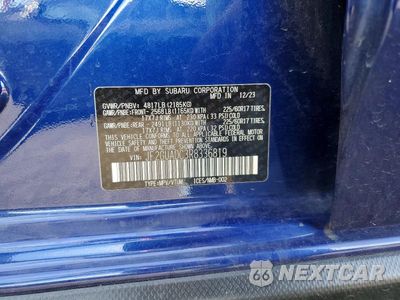 Zdjęcie 12 z 12 samochodu: 2024 SUBARU CROSSTREK PREMIUM VIN:JF2GUADC3R8336819 - miniatura