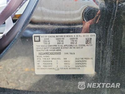 Zdjęcie 12 z 12 samochodu: 2016 CHEVROLET SILVERADO K1500 LT VIN:3GCUKREC3GG265603 - miniatura