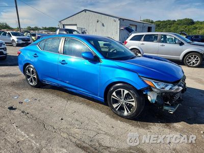 Czwarte zdjęcie samochodu z boku: 2021 NISSAN SENTRA SV VIN:3N1AB8CV1MY314484 - miniatura