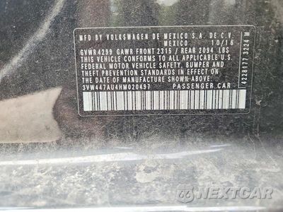 Zdjęcie 13 z 13 samochodu: 2017 VOLKSWAGEN GTI S/SE VIN:3VW447AU4HM020497 - miniatura