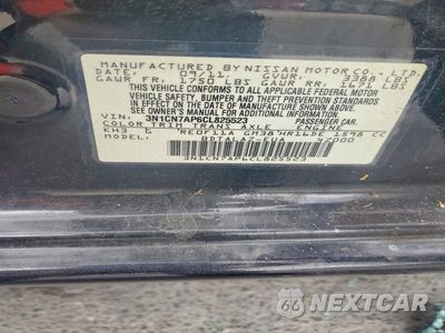 Zdjęcie 12 z 12 samochodu: 2012 NISSAN VERSA 1.6 S VIN:3N1CN7AP6CL825523 - miniatura