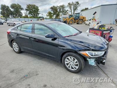 Czwarte zdjęcie samochodu z boku: 2018 HYUNDAI ELANTRA SE VIN:5NPD74LF9JH345620 - miniatura