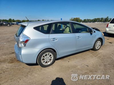 Trzecie zdjęcie samochodu z tyłu: 2013 TOYOTA PRIUS V THREE VIN:JTDZN3EU4D3199077 - miniatura