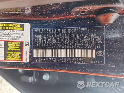 Zdjęcie 12 z 12 samochodu: 2024 TOYOTA CAMRY SE VIN:4T1G11AK2RU233915 - miniatura
