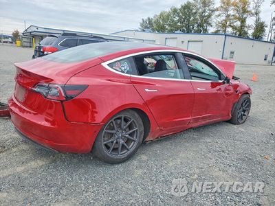 Trzecie zdjęcie samochodu z tyłu: 2018 TESLA MODEL 3 VIN:5YJ3E1EB4JF104640 - miniatura