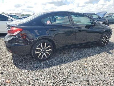 Trzecie zdjęcie samochodu z tyłu: 2015 HONDA CIVIC EXL VIN:19XFB2F9XFE075519 - miniatura