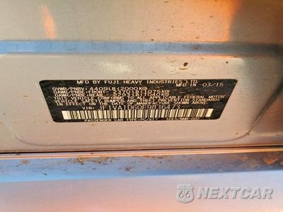 Zdjęcie 12 z 12 samochodu: 2015 SUBARU WRX PREMIUM VIN:JF1VA1D60F9836473 - miniatura
