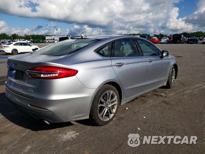 Trzecie zdjęcie samochodu z tyłu: 2020 FORD FUSION SEL VIN:3FA6P0CDXLR154424 - miniatura