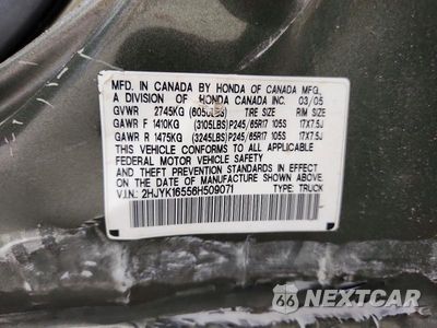 Zdjęcie 13 z 13 samochodu: 2006 HONDA RIDGELINE RTL VIN:2HJYK16556H509071 - miniatura