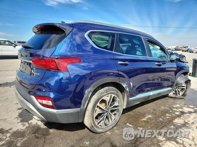 Trzecie zdjęcie samochodu z tyłu: 2020 HYUNDAI SANTA FE SEL 2.0T VIN:5NMS33AA4LH149234 - miniatura
