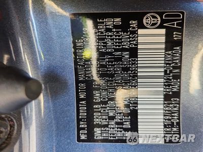 Zdjęcie 12 z 12 samochodu: 2019 TOYOTA COROLLA LE VIN:2T1BURHE6KC159633 - miniatura