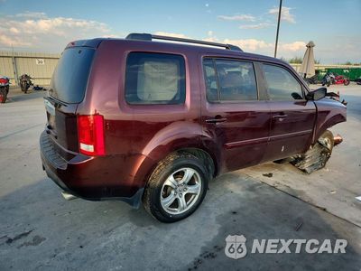 Trzecie zdjęcie samochodu z tyłu: 2013 HONDA PILOT EXL VIN:5FNYF3H50DB018959 - miniatura