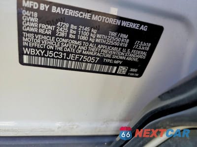 Zdjęcie 12 z 12 samochodu: 2018 BMW X2 XDRIVE28I VIN:WBXYJ5C31JEF75057 - miniatura